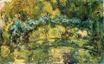 Клод Моне Японский мостик (Мостик над прудом с водяными лилиями) 1919г